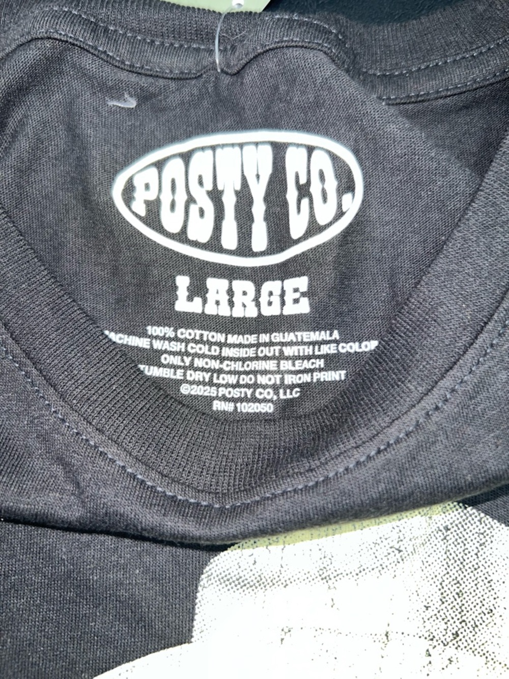 Post Malone Graphic Short Sleeve Tee - Black - Picture 3 of 3